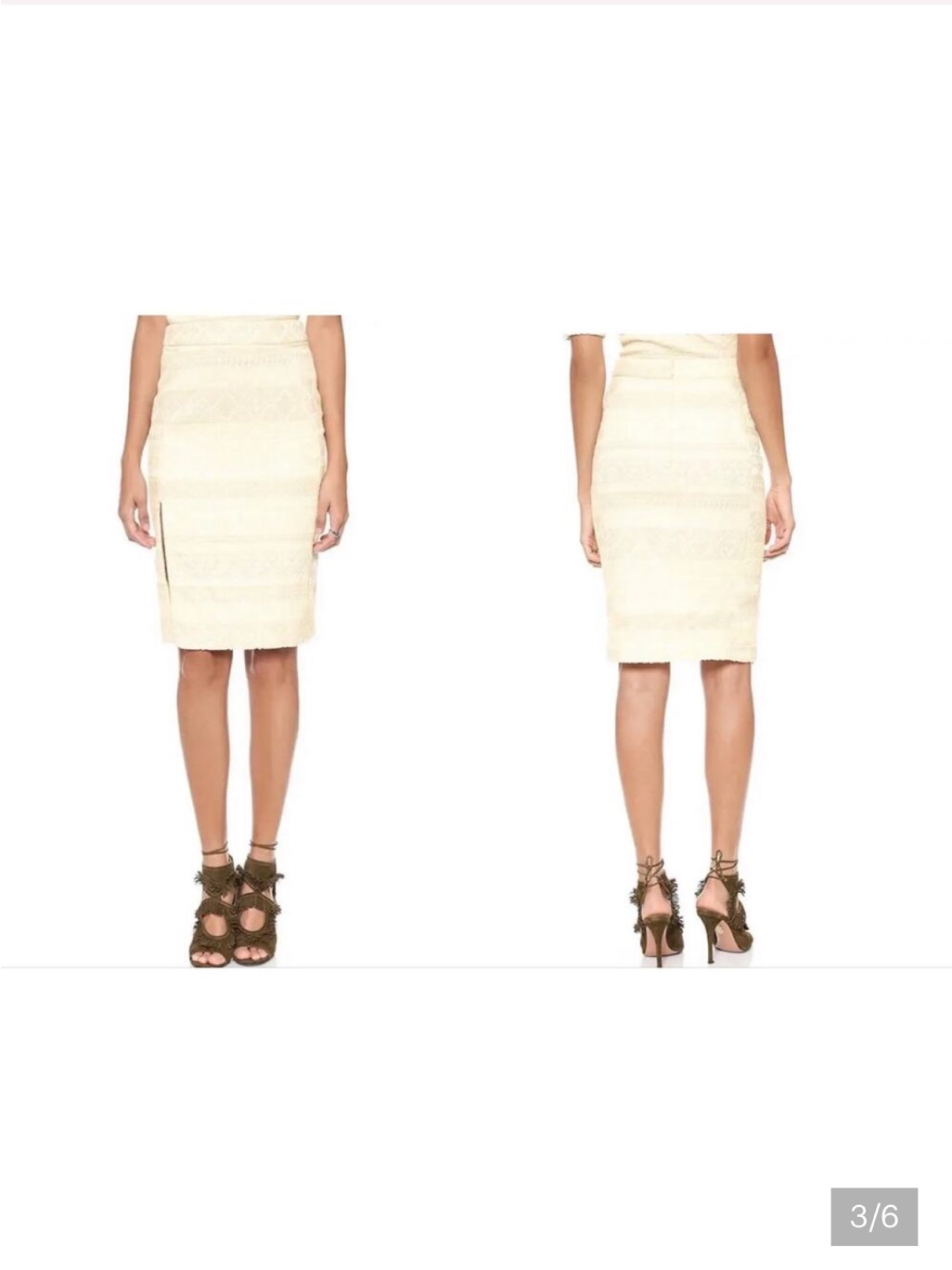 Rebecca Minkoff James Boucle Pencil Straight Skirt